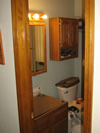 Bathroom prior to remodeling project.